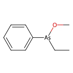 Methyl ethylphenylarsinite structure