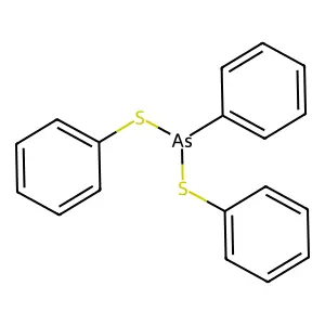 Diphenyl phenylarsonodithioate structure