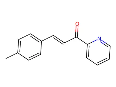 1-(2-Pyridyl)-3-(p-tolyl)-2-propen-1-one structure