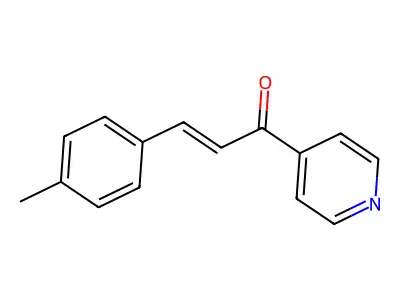 2-Propen-1-one, 3-(4-methylphenyl)-1-(4-pyridinyl)- structure