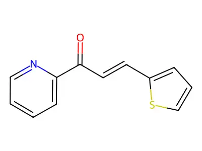 1-(2-Pyridinyl)-3-(2-thienyl)-2-propen-1-one structure