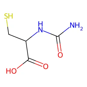 N-(Aminocarbonyl)-L-cysteine structure