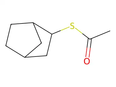 2-降冰片硫醇乙酸酯 structure