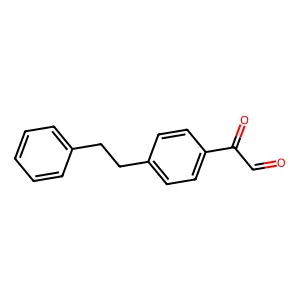 Glyoxal, (p-phenethylphenyl)- structure