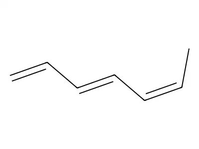 1,3,5-Heptatriene, (3E,5Z)- structure