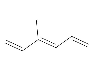 1,3,5-Hexatriene, 3-methyl-, (E)- structure