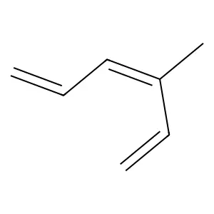 1,3,5-Hexatriene, 3-methyl-, (Z)- structure
