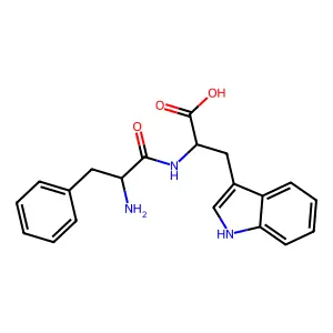 Phenylalanyltryptophan structure