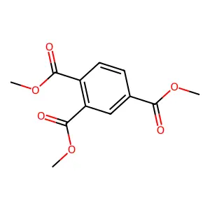 Trimethyl 1,2,4-benzenetricarboxylate structure