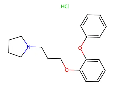 Piperidine, 2-(2,5,5-triphenyl-m-dioxan-2-yl)-, (+-)- structure