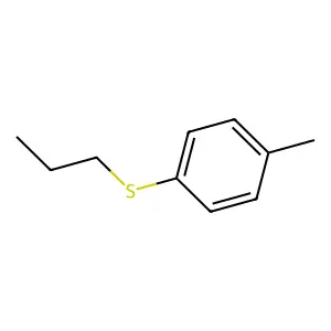 Propyl P-tolyl sulfide structure