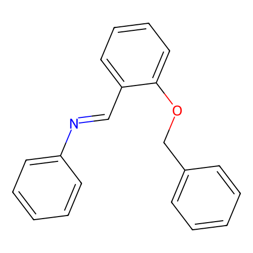 N-{(E)-[2-(benzyloxy)phenyl]methylidene}aniline structure