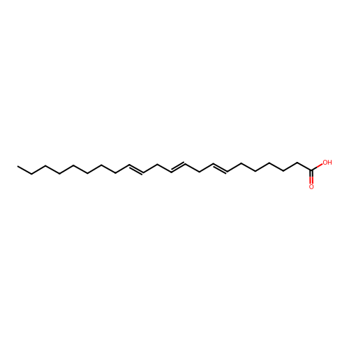 7,10,13-Docosatrienoic acid structure