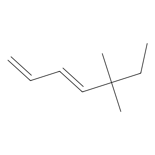 5,5-Dimethyl-1,3-heptadiene structure
