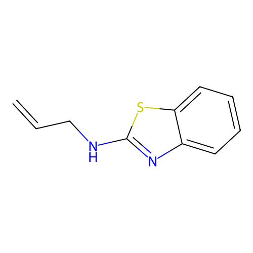N-(prop-2-en-1-yl)-1,3-benzothiazol-2-amine structure
