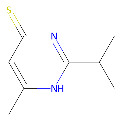 2-Isopropyl-6-methylpyrimidine-4-thiol structure