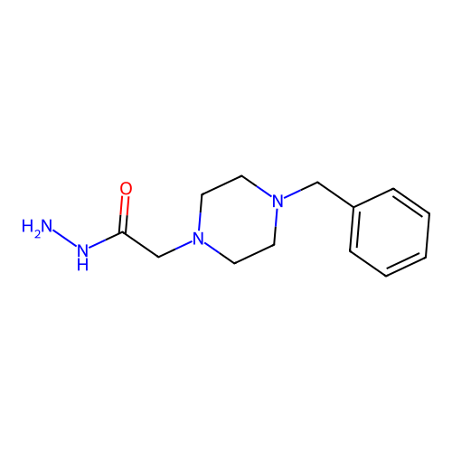 2-(4-Benzylpiperazin-1-yl)acetohydrazide structure