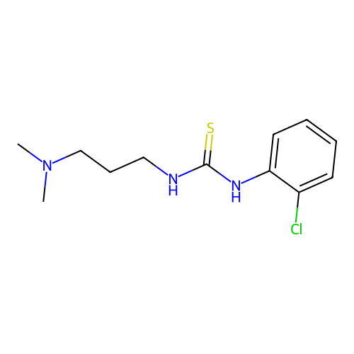 1-(2-Chlorophenyl)-3-[3-(dimethylamino)propyl]thiourea structure