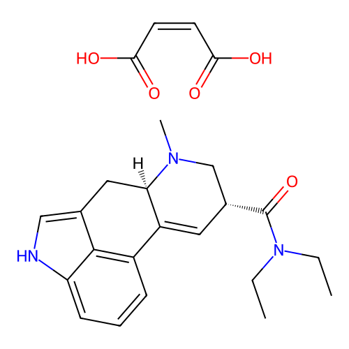 Lysergide maleate structure