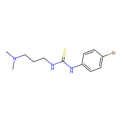 1-(4-Bromophenyl)-3-[3-(dimethylamino)propyl]thiourea structure