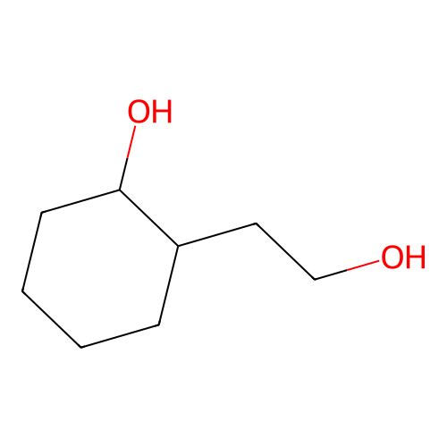 2-(2-Hydroxyethyl)cyclohexan-1-ol structure