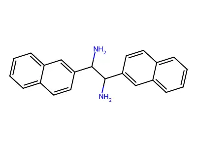 1,2-Bis(2-naphthyl)ethane-1,2-diamine structure