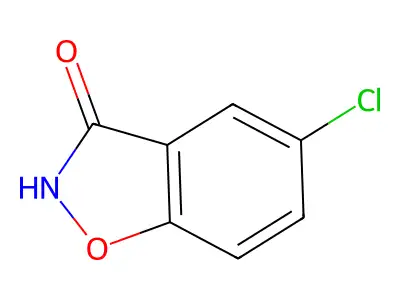 5-Chlorobenzo(d)isoxazol-3-ol structure