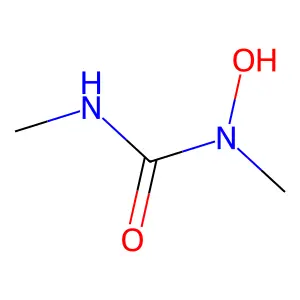 Urea, 1,3-dimethyl-1-hydroxy- structure