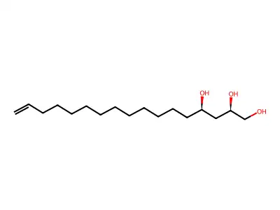 16-Heptadecene-1,2,4-triol structure