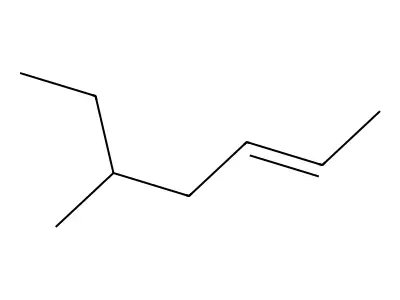 5-Methylhept-2-ene structure