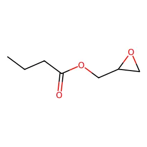 (2R)-Oxiran-2-ylmethyl butanoate structure