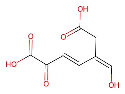 5-(羟基亚甲基)-2-氧代庚-3-烯二酸 structure