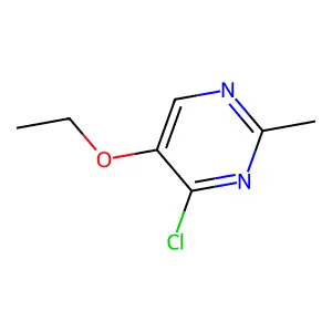 4-Chloro-5-ethoxy-2-methylpyrimidine structure