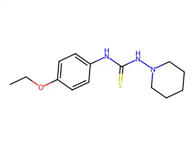 N-(4-Ethoxyphenyl)-N'-piperidin-1-ylthiourea structure