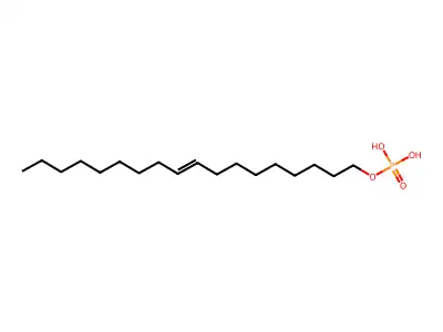 9-十八碳烯-1-醇1-(二氢磷酸酯) structure