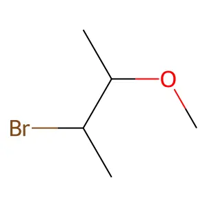 2-Bromo-3-methoxybutane structure