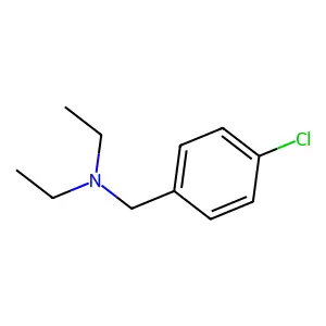 N-(4-chlorobenzyl)-N-ethylethanamine structure