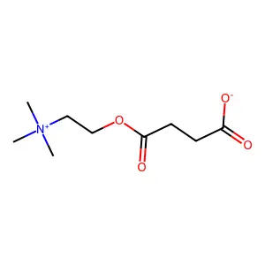 4-Oxo-4-(2-(trimethylammonio)ethoxy)butanoate structure