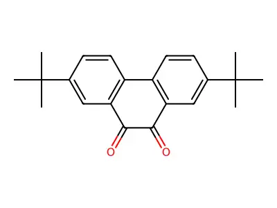 9,10-Phenanthrenedione, 2,7-bis(1,1-dimethylethyl)- structure