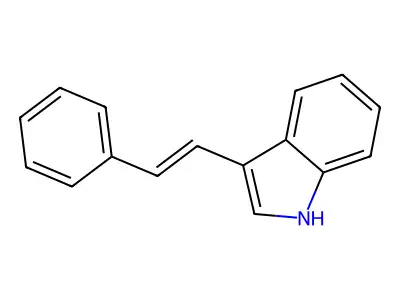 3-styryl-1H-indole structure