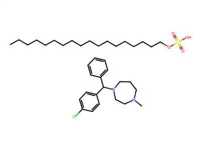 1-[(4-chlorophenyl)-phenylmethyl]-4-methyl-1,4-diazepane,oct structure