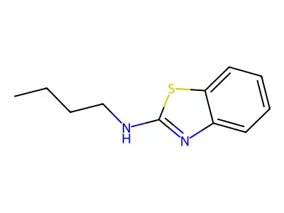 Benzothiazol-2-yl-butyl-amine structure