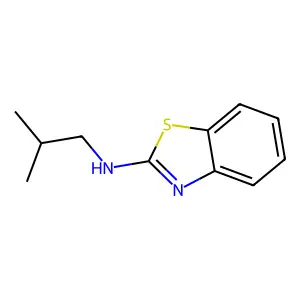 2-Benzothiazolamine, N-(2-methylpropyl)- structure
