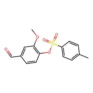 4-Formyl-2-methoxyphenyl 4-methylbenzenesulfonate structure