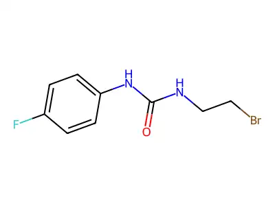 N-(2-bromoethyl)-N'-(4-fluorophenyl)urea structure