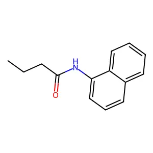 Butyramide, N-1-naphthyl- structure