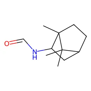 N-(2-冰片基)甲酰胺 endo-(±)- structure