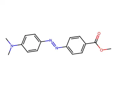 Methyl 4-[2-[4-(dimethylamino)phenyl]diazenyl]benzoate structure