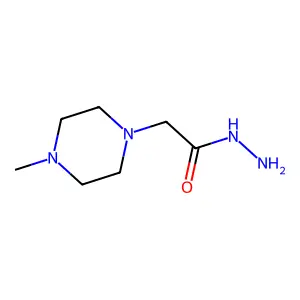 4-甲基-1-哌嗪乙酰肼 structure