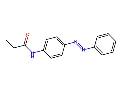 N-[4-(phenyldiazenyl)phenyl]propanamide structure